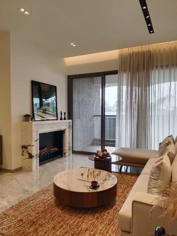 Living Room in 3.5 BHK Apartment at Goel Ganga Avanta, Mundhwa – for Sale