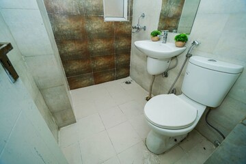 Bathroom in 2 BHK Apartment at Supertech Cape Town, Sector 74 – for Sale