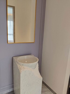 Bathroom in 4 BHK Apartment at Goel Ganga Avanta, Mundhwa – for Sale