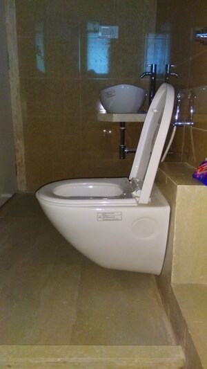 Bathroom in 2 BHK Apartment at HK Orchid Residences, Andheri West – for Rent