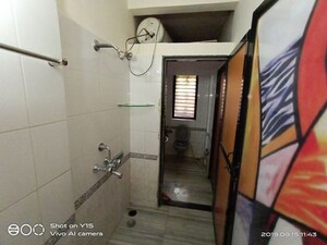Bathroom in 1 BHK Apartment at K Raheja Palm Court, Malad West – for Rent
