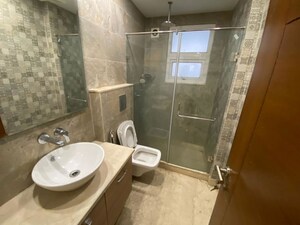 Bathroom in 4 BHK Builder Floor at Safdarjung Enclave – for Rent