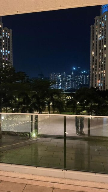 Balcony in 4 BHK Apartment at One Hiranandani Park, Ghodbunder Road – for Sale