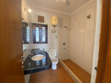 Bathroom in 4 BHK Apartment at Vasant Kunj – for Rent