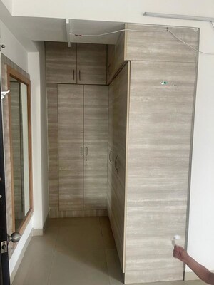 Building Lobby in 3 BHK Apartment at Ramky Towers, Gachibowli – for Rent