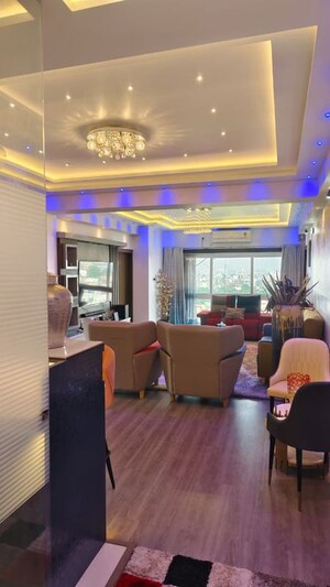 Living Room in 4 BHK Apartment at Ballygunge Place – for Sale