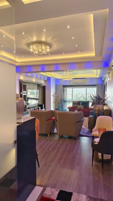 Living Room in 4 BHK Apartment at Ballygunge Place – for Sale