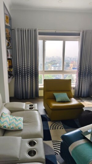 Living Room in 4 BHK Apartment at Ballygunge Place – for Sale