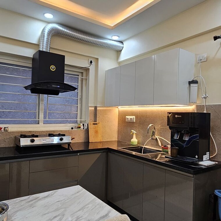 Kitchen, modern-soul-tree-nirvana 2 Bedroom 792 Sq.Ft. Apartment In Sompura Bangalore 9968488
