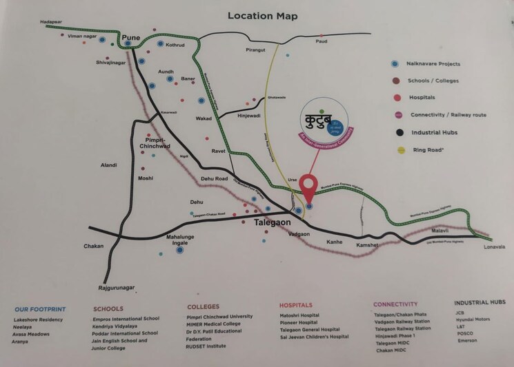 Map Location, naiknavare-kutumb 6 Bedroom 2288 Sq.Ft. Apartment In Vadgaon Maval Pune 9968407