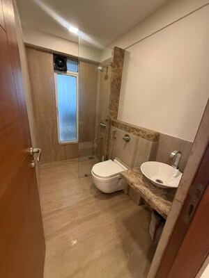 Bathroom in 3 BHK Apartment at Khar West – for Rent