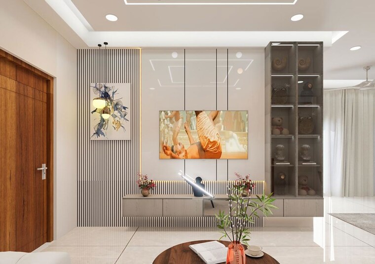 Living Room, aurobindo-kohinoor 3 Bedroom 1965 Sq.Ft. Apartment In Serilingampally Hyderabad 9968729