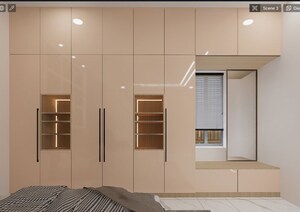 Kitchen in 3 BHK Apartment at Aurobindo Kohinoor, Serilingampally – for Rent