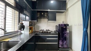 Kitchen in 2 BHK Apartment at Runwal Eirene, Balkum Pada – for Rent
