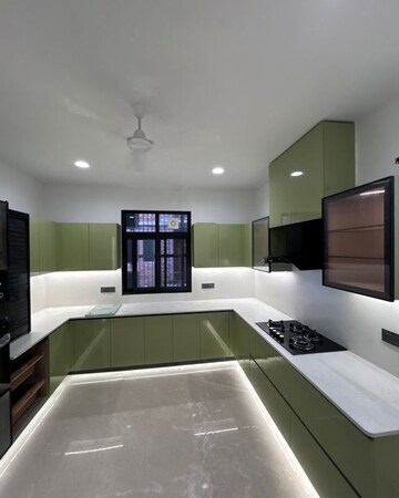 Kitchen in 3 BHK Builder Floor at Defence Colony – for Rent