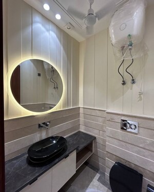 Bathroom in 3 BHK Builder Floor at Defence Colony – for Rent
