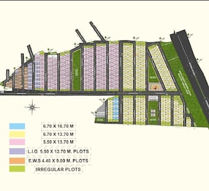 Master Plan in 3 BHK Villa at Katara Hills – for Sale