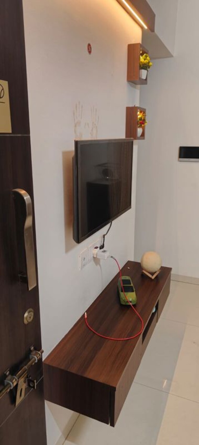 Living Room, runal-spacio 1 Bedroom 450 Sq.Ft. Apartment In Ravet Pune 9969167
