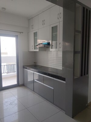 Kitchen in 3 BHK Apartment at Gulshan Bellina, Sector 16 Greater Noida – for Rent