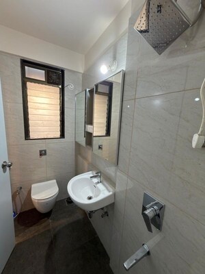 Bathroom in 2 BHK Apartment at Swamy Vivekananda Road – for Rent