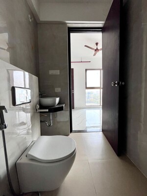 Bathroom in 1.5 BHK Apartment at Raymond Ten X Habitat, Pokhran Road No Two – for Rent