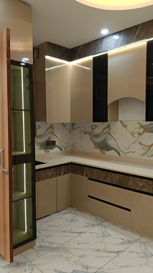 Kitchen in 4 BHK Builder Floor at Shalimar Garden Extension I – for Sale