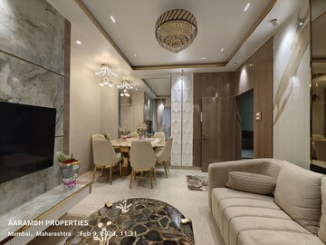 Living Room in 1 BHK Apartment at Sardar Inspire Residency, Andheri East – for Sale