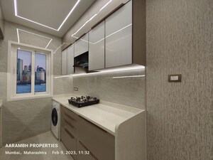 Kitchen in 1 BHK Apartment at Sardar Inspire Residency, Andheri East – for Sale