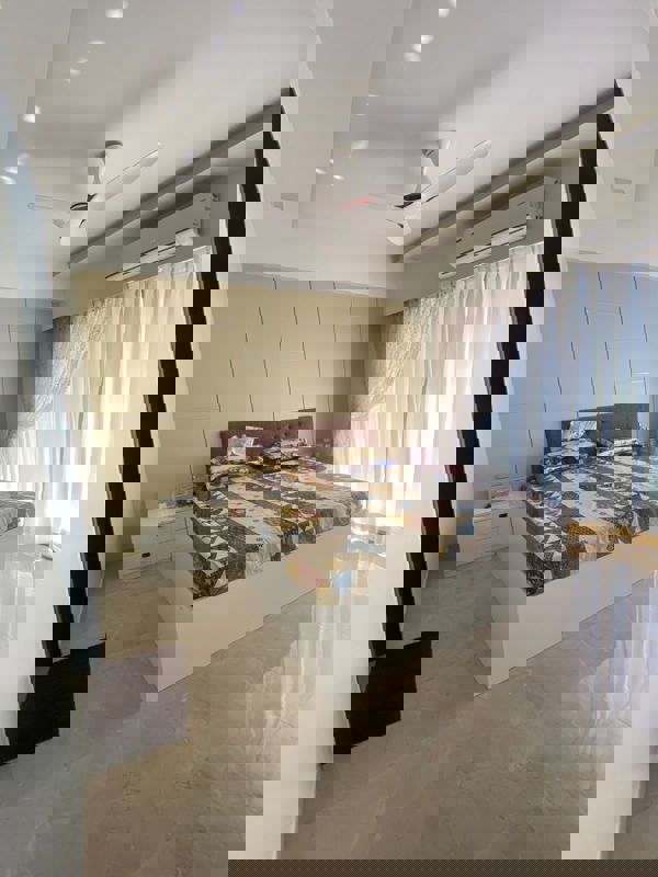 Bedroom in 2 BHK Apartment at Shree Shashwat CHS, Mira Road – for Sale