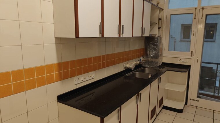 Kitchen, risland-sky-mansion 2 Bedroom 850 Sq.Ft. Builder Floor In Chattarpur Delhi 9969488