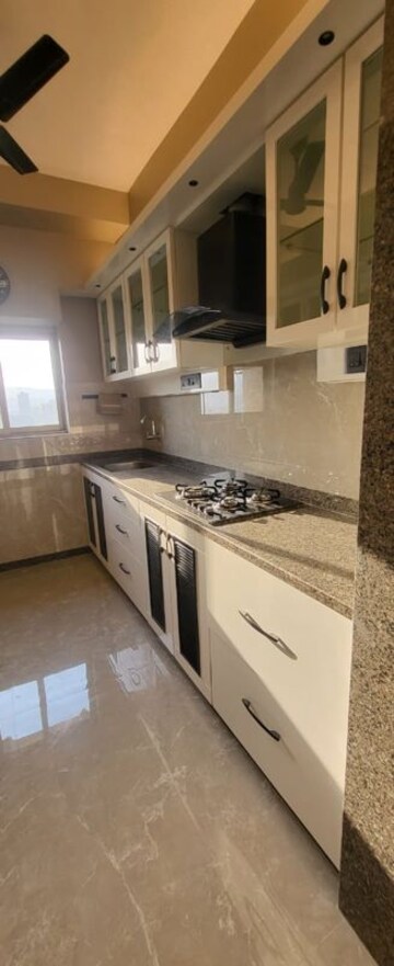Kitchen in 3.5 BHK Apartment at One Hiranandani Park, Ghodbunder Road – for Rent