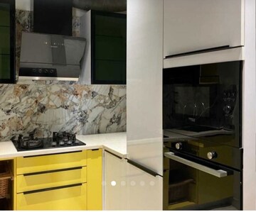 Kitchen in 3 BHK Apartment at Rajapushpa Regalia, Kokapet – for Rent