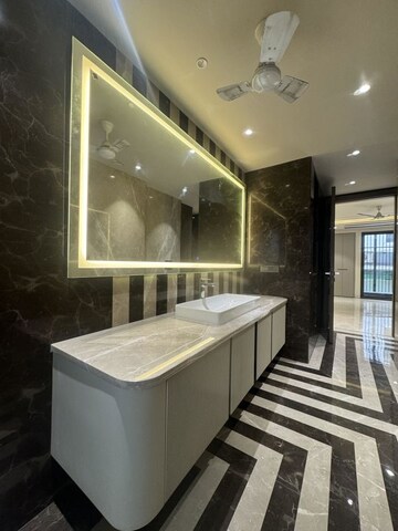 Kitchen in 4 BHK Builder Floor at Greater Kailash I – for Sale