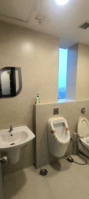 Bathroom in  Office Space at Ambuja Ecosuite, New Town – for Rent