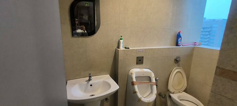 Bathroom, ambuja-ecosuite Commercial Office Space 2451 Sq.Ft. In New Town Kolkata 9969534