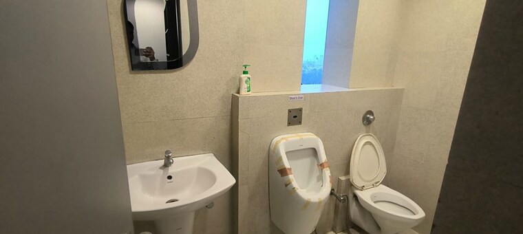 Bathroom, ambuja-ecosuite Commercial Office Space 2451 Sq.Ft. In New Town Kolkata 9969534