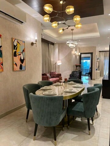 Dining area in 4 BHK Apartment at Uchdpl Veridia Oakwood Enclave, Wave City – for Rent