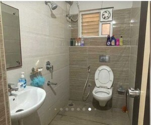 Bathroom in 3 BHK Apartment at Luxor Apartment, Madhapur – for Rent