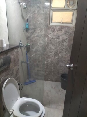Bathroom in 2 BHK Apartment at Golf Edge, Gachibowli – for Rent