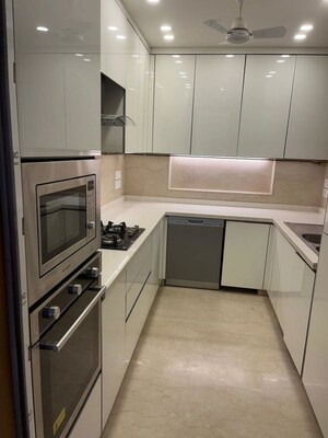 Kitchen in 3 BHK Builder Floor at Safdarjung Enclave – for Sale