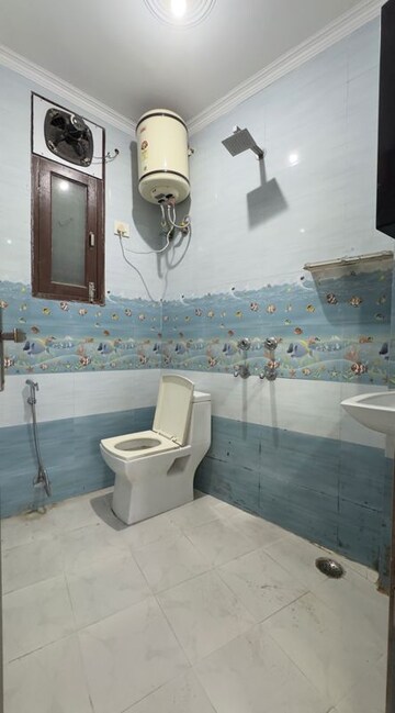 Bathroom in 1 BHK Builder Floor at Chattarpur – for Rent