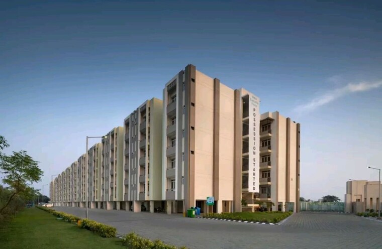 Exterior View, wave-executive-floors 3 Bedroom 800 Sq.Ft. Apartment In Wave City Ghaziabad 9969654