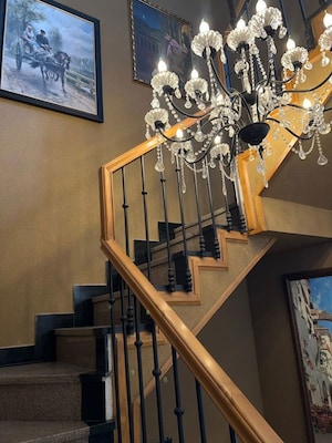 Stairs in 4 BHK Villa at Dehradun Cantt – for Sale