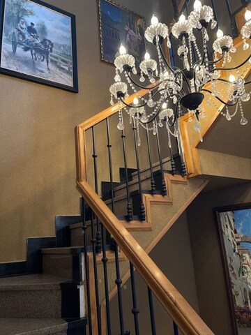 Stairs in 4 BHK Villa at Dehradun Cantt – for Sale