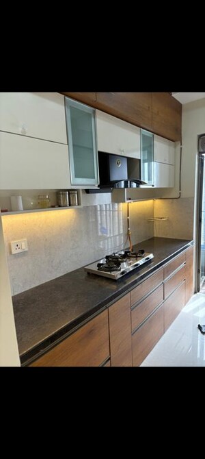 Kitchen in 2 BHK Apartment at Ashar Axis, Majiwada – for Rent