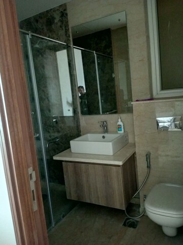 Bathroom in 3 BHK Apartment at Ambience Creacions, Sector 22 – for Rent