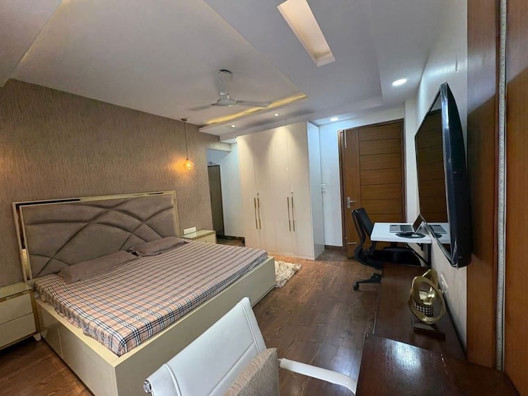 Master Bedroom, sushant-lok-2 4 Bedroom 315 Sq.Yd. Builder Floor In Sector 57 Gurgaon 9969743