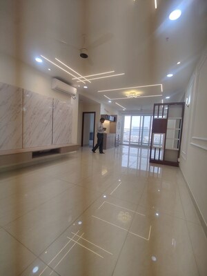 Building Lobby in 3 BHK Apartment at Prestige Beverly Hills, Kokapet – for Rent