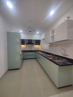 Kitchen in 3 BHK Apartment at Prestige Beverly Hills, Kokapet – for Rent