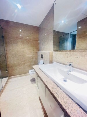 Bathroom in 3 BHK Apartment at Ambience Tiverton, Sector 50 – for Rent